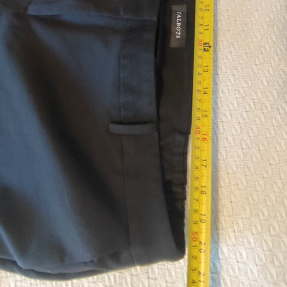Talbots Barely Boot Pants NWOT Size 22WP Black Stretch Career Slacks - Picture 10 of 11